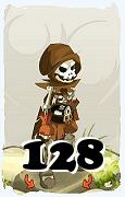 Um personagem do jogo Dofus, Sram-Ar, de nivel 128