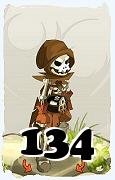 Um personagem do jogo Dofus, Sram-Ar, de nivel 134