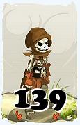 Um personagem do jogo Dofus, Sram-Ar, de nivel 139