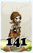 Um personagem do jogo Dofus, Sram-Ar, de nivel 141