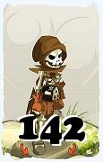 Um personagem do jogo Dofus, Sram-Ar, de nivel 142