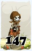 Um personagem do jogo Dofus, Sram-Ar, de nivel 147