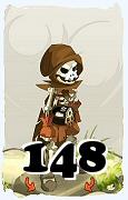 Um personagem do jogo Dofus, Sram-Ar, de nivel 148