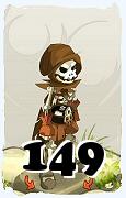 Um personagem do jogo Dofus, Roublard-Ar, de nivel 149