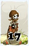 Um personagem do jogo Dofus, Sram-Ar, de nivel 17