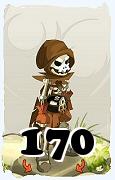 Um personagem do jogo Dofus, Sram-Ar, de nivel 170