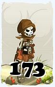 Um personagem do jogo Dofus, Sram-Ar, de nivel 173