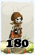 Um personagem do jogo Dofus, Sram-Ar, de nivel 180