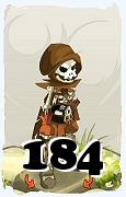 Um personagem do jogo Dofus, Sram-Ar, de nivel 184