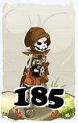 Um personagem do jogo Dofus, Sram-Ar, de nivel 185