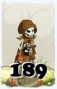 Um personagem do jogo Dofus, Sram-Ar, de nivel 189