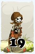 Um personagem do jogo Dofus, Sram-Ar, de nivel 19