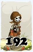 Um personagem do jogo Dofus, Sram-Ar, de nivel 192