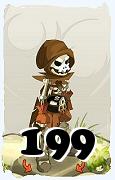 Um personagem do jogo Dofus, Sram-Ar, de nivel 199