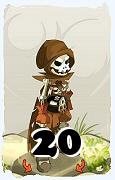 Um personagem do jogo Dofus, Sram-Ar, de nivel 20