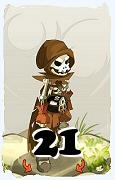 Um personagem do jogo Dofus, Sram-Ar, de nivel 21