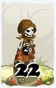 Um personagem do jogo Dofus, Sram-Ar, de nivel 22