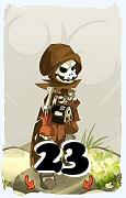 Um personagem do jogo Dofus, Sram-Ar, de nivel 23