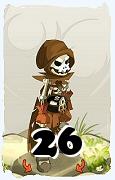 Um personagem do jogo Dofus, Sram-Ar, de nivel 26