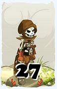 Um personagem do jogo Dofus, Sram-Ar, de nivel 27