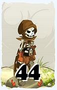 A Dofus character, Sram-Air, by level 44