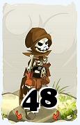 Un personnage du jeu Dofus, Sram-Air, au niveau 48