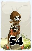 A Dofus character, Sram-Air, by level 54