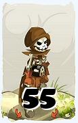 A Dofus character, Sram-Air, by level 55