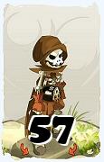 Um personagem do jogo Dofus, Sram-Ar, de nivel 57