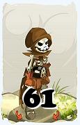 A Dofus character, Sram-Air, by level 61