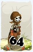 Um personagem do jogo Dofus, Sram-Ar, de nivel 64