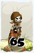 Un personnage du jeu Dofus, Sram-Air, au niveau 65