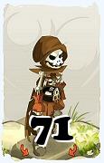 Um personagem do jogo Dofus, Sram-Ar, de nivel 71