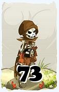 Um personagem do jogo Dofus, Sram-Ar, de nivel 73