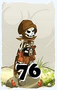 Um personagem do jogo Dofus, Sram-Ar, de nivel 76