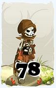 Um personagem do jogo Dofus, Sram-Ar, de nivel 78