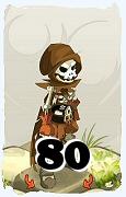 A Dofus character, Sram-Air, by level 80