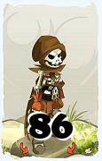 Un personaje del juego Dofus, Sram-Aire, de nivel 86