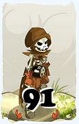 Um personagem do jogo Dofus, Sram-Ar, de nivel 91