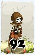 A Dofus character, Sacrier-Air, by level 92