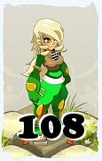 Um personagem do jogo Dofus, Steamer-Ar, de nivel 108