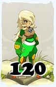 Um personagem do jogo Dofus, Steamer-Ar, de nivel 120