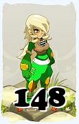 A Dofus character, Sadida-Air, by level 148