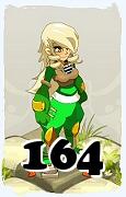 A Dofus character, Sacrier-Air, by level 164