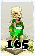 Um personagem do jogo Dofus, Steamer-Ar, de nivel 165