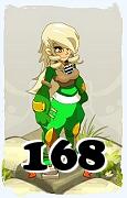 A Dofus character, Pandawa-Air, by level 168