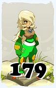 Um personagem do jogo Dofus, Steamer-Ar, de nivel 179