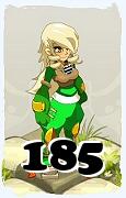 A Dofus character, Rogue-Air, by level 185