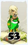 A Dofus character, Ecaflip-Air, by level 53