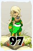 Um personagem do jogo Dofus, Steamer-Ar, de nivel 97